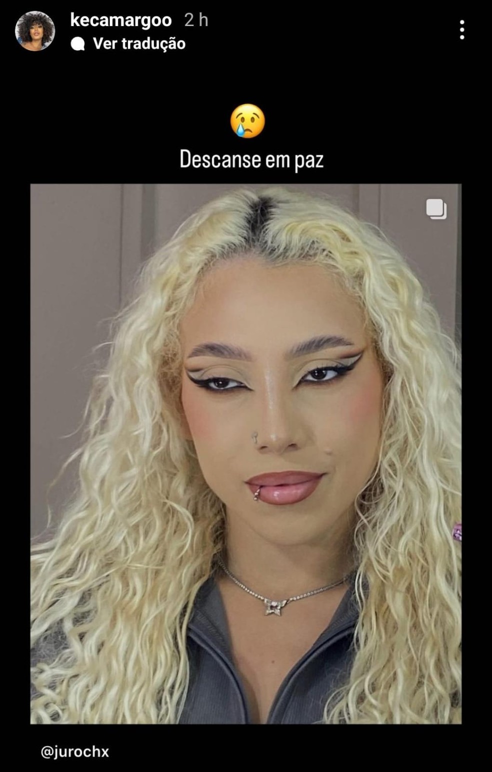 Perfil oficial anuncia morte da maquiadora e influencer Juliana Rocha