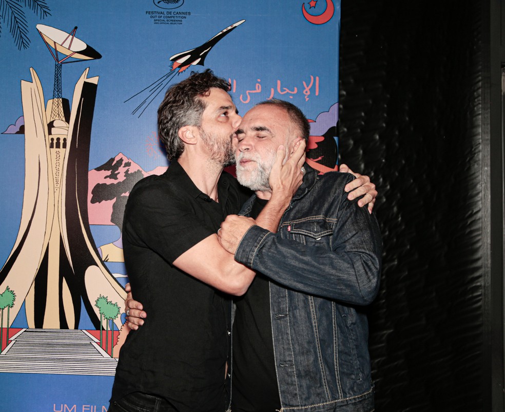 Wagner Moura e Karim Aïnouz — Foto: Van Campos/AgNews