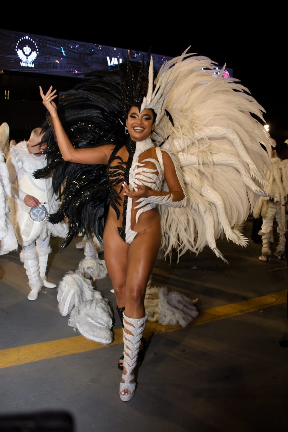 Verônica Bolani, rainha de bateria da Vai Vai no Desfile das Campeãs no Carnaval 2023 — Foto: Bruna Grassi/Quem
