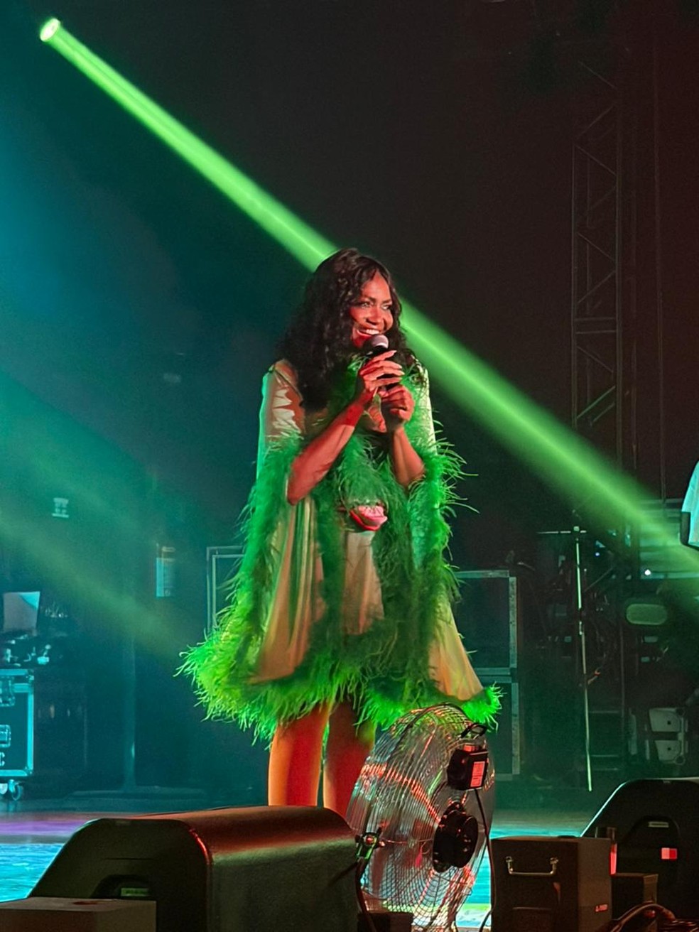 Gaby Amarantos dá beijão em dançarino no primeiro show do 'Rock Doido ...