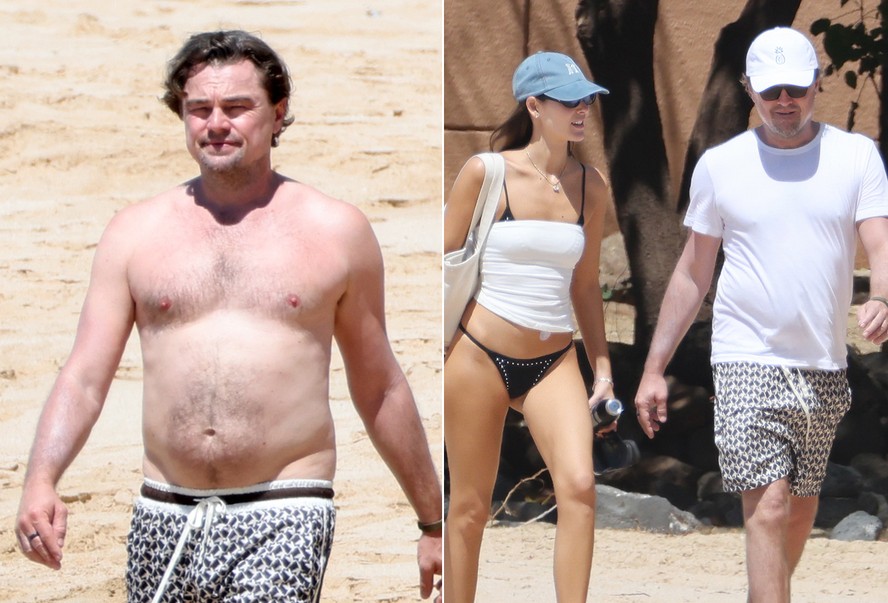 Leonardo DiCaprio com a namorada, Vittoria Ceretti