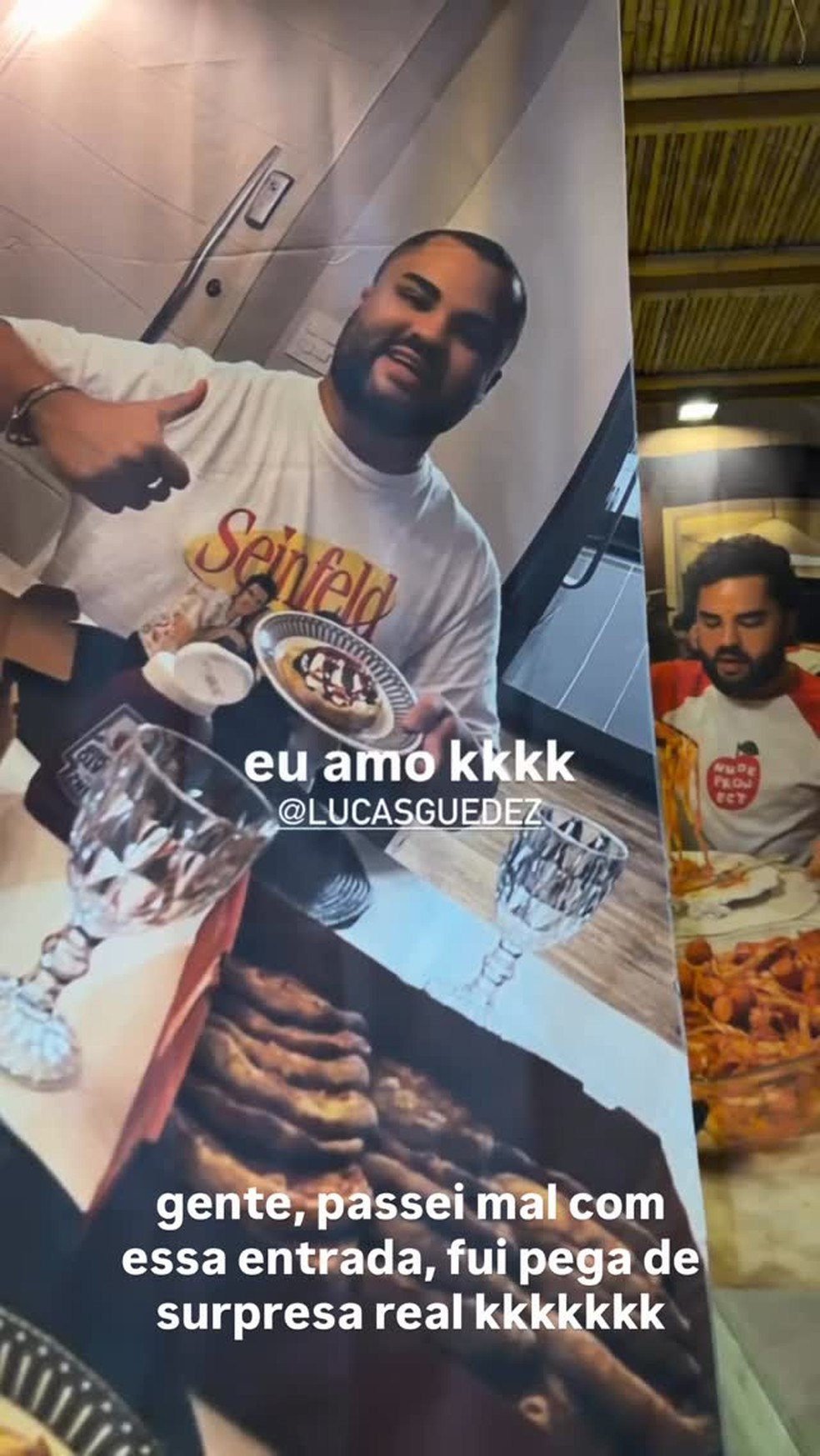 Lucas Gudez celebrou aniversário com famosos — Foto: Reprodução/Instagram