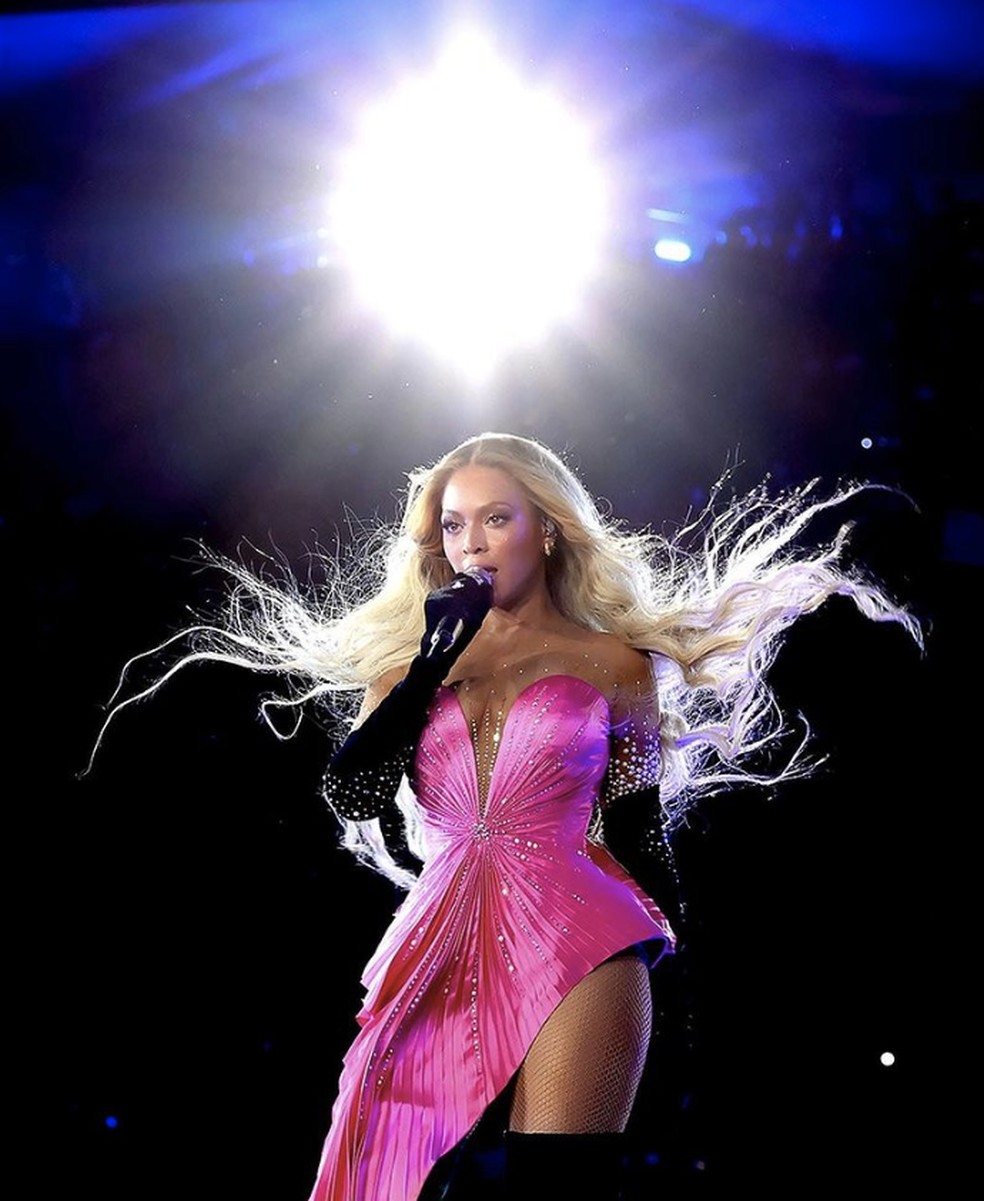 Show de Beyoncé em Los Angeles — Foto: Reprodução: Instagram