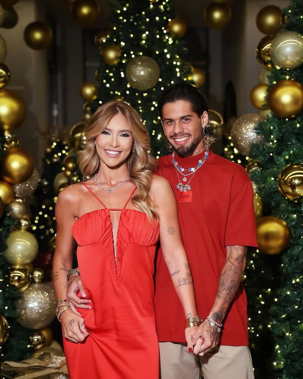 Virginia Fonseca e Zé Felipe com os filhos — Foto: Reprodução/Instagram