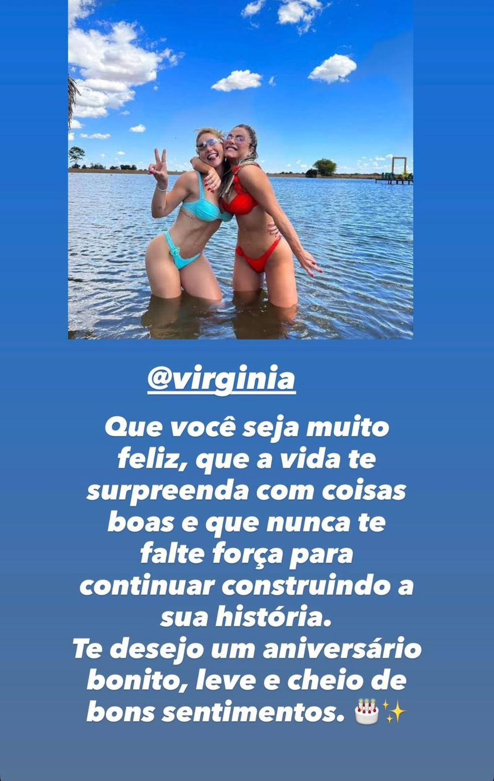 Poliana Rocha se declara a Virginia Fonseca — Foto: Reprodução/Instagram