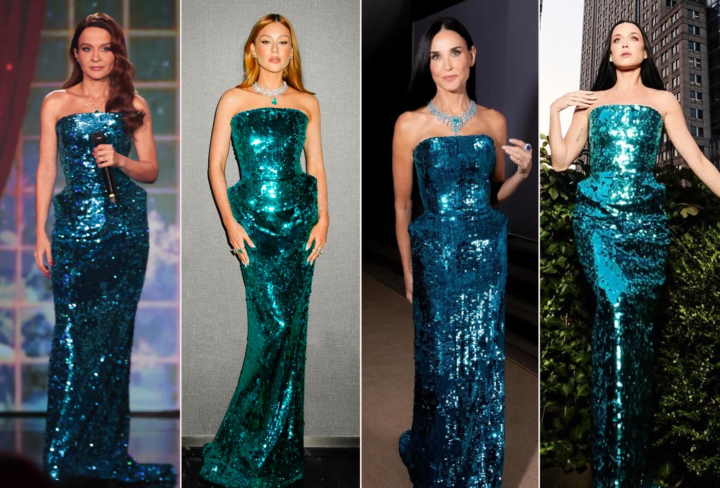 Maiara repete look usado por Marina Ruy Barbosa, Demi Moore e Katy