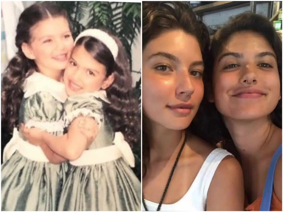 As atrizes Alanis Guillen e Giovanna Grigio são amigas desde a infância — Foto: Reprodução/Instagram