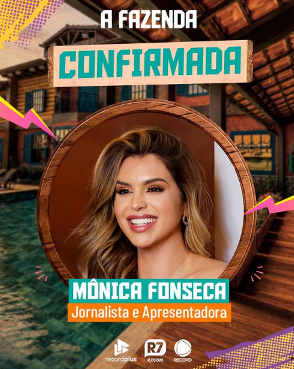 Mônica Fonseca está em A Fazenda 18 — Foto: Reprodução/Instagram