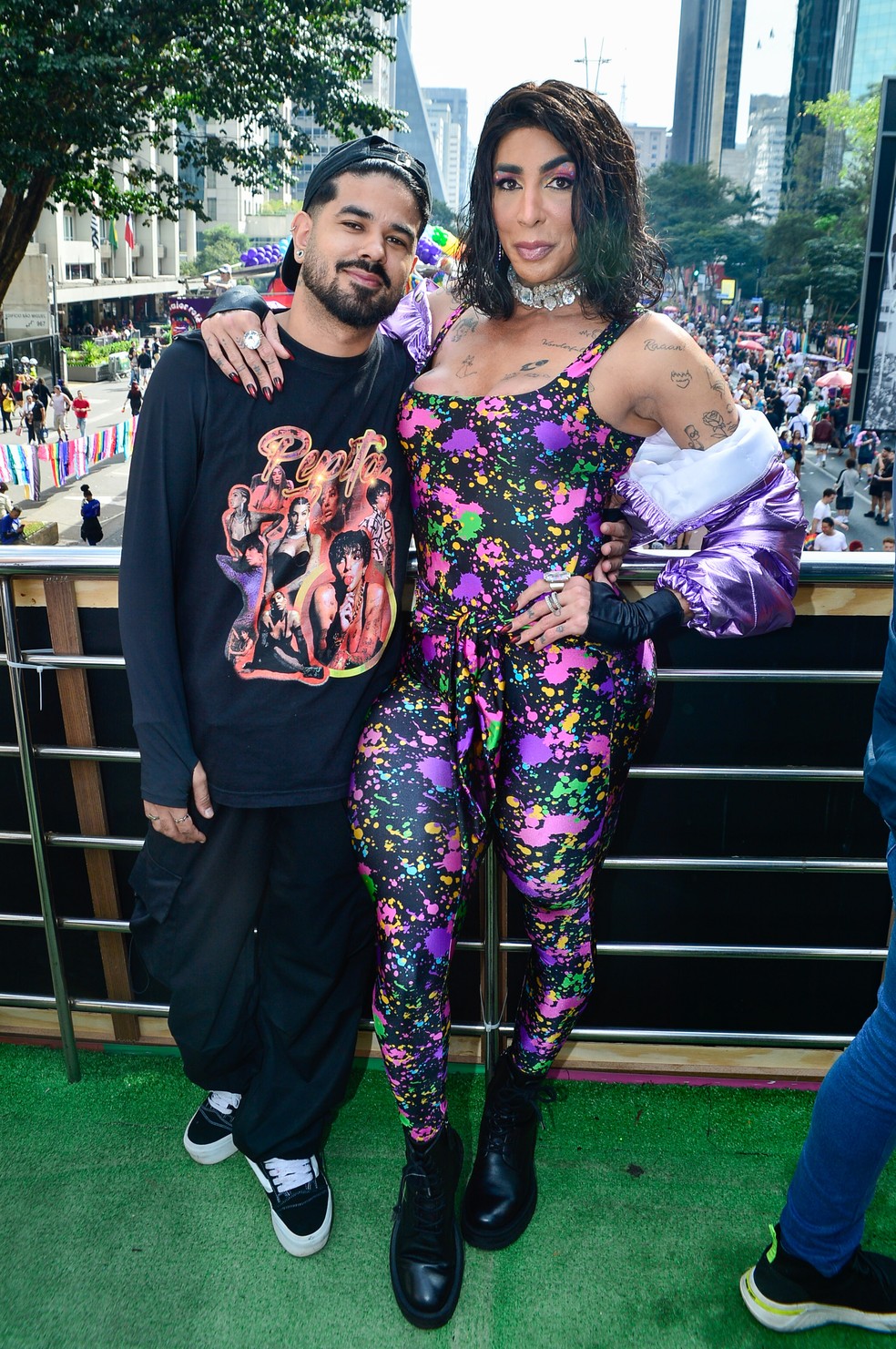 Pepita e Kayque Nogueira — Foto: Eduardo Martins | Brazil News