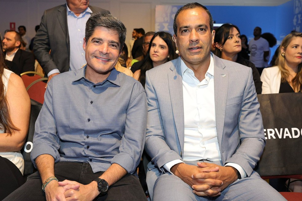ACM Neto e Bruno Reis — Foto: Rafael Strabelli/Quem