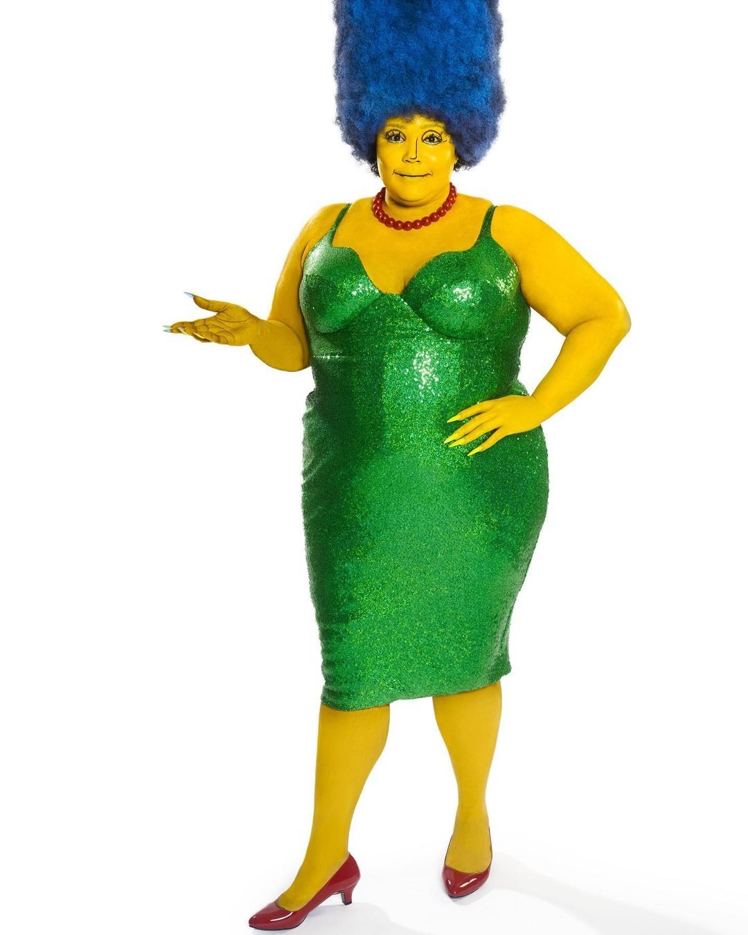 Lizzo como Marge Simpson — Foto: Reprodução/Instagram