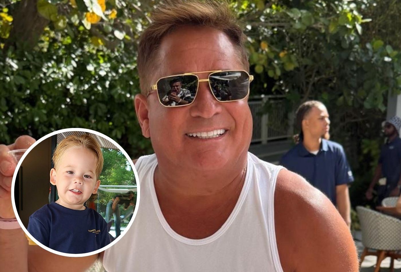 Semelhança de José Leonardo e o avô, Leonardo, surpreende a web: 'Igualzinho'; compare - Foto