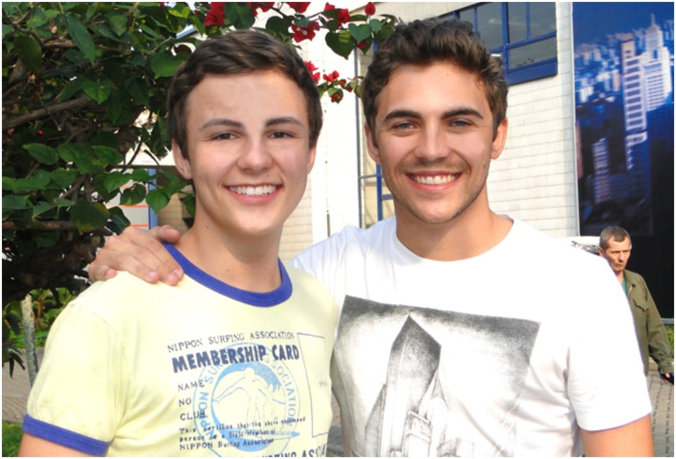 Miguel Roncato e Fernando Roncato na época de 'Passione' — Foto: Divulgação/Globo