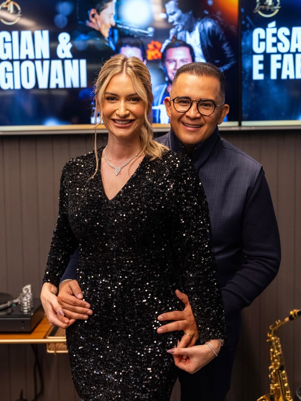 Lívia Avelar, viúva de Bruno Avelar, empresário que morreu em helicóptero que estava cantor Rick, presta homenagem — Foto: Reprodução/Instagram