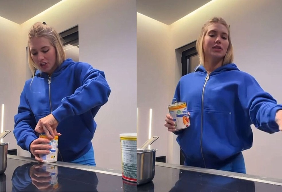 Virginia Fonseca preparou sobremesa em Madri para Vini Jr — Foto: Reprodução/Instagram