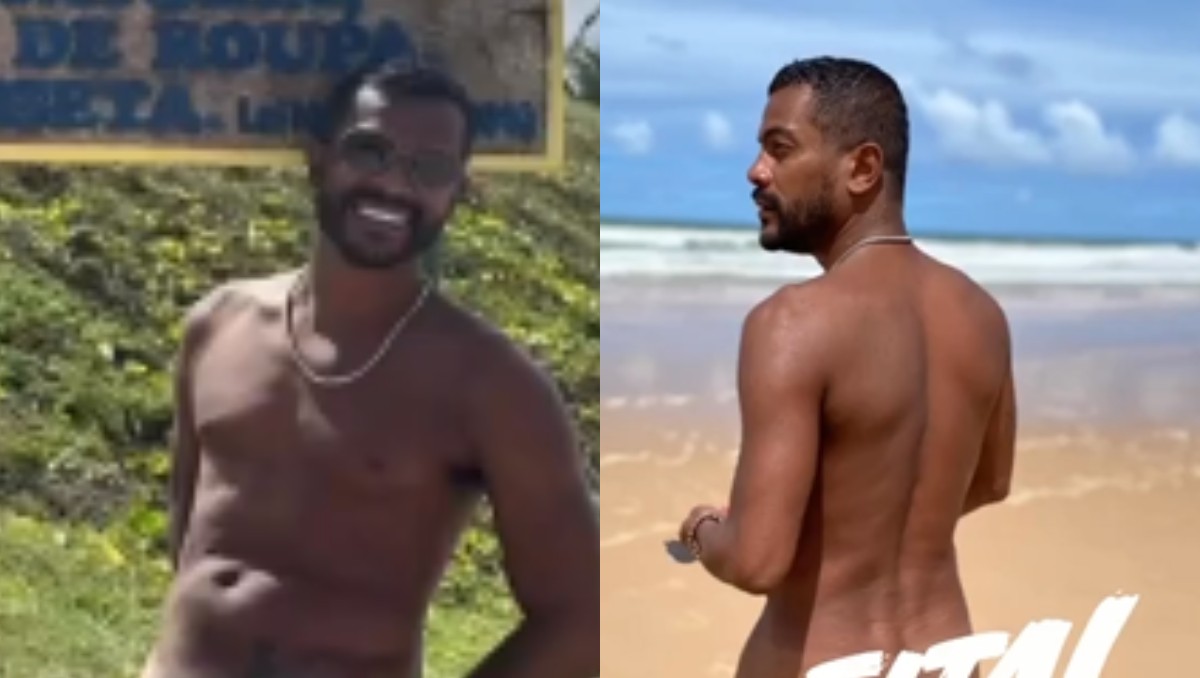 Samuel de Assis mostra fotos em que aparece pelado nas redes sociais ...