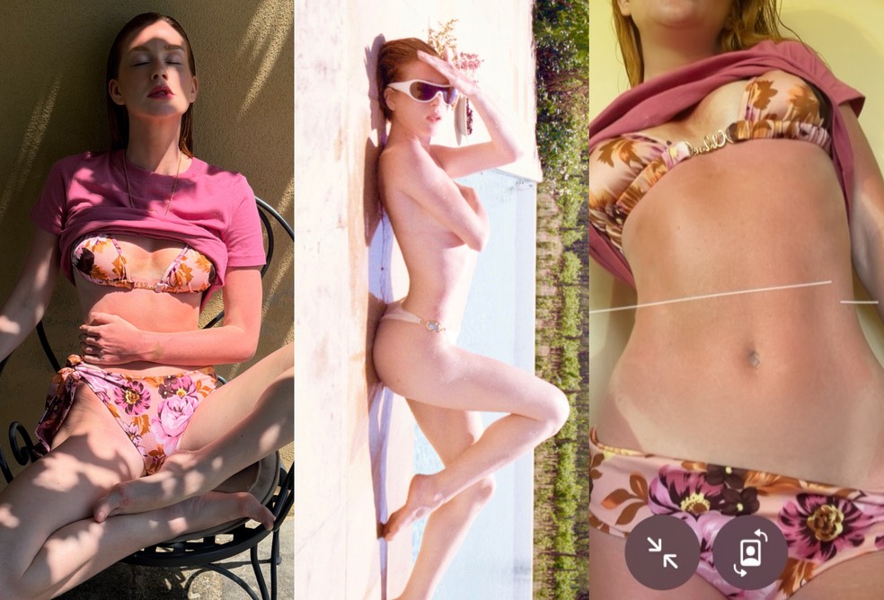 Marina Ruy Barbosa impacta web com cliques de biquíni — e até topless — na Toscana: 'Parece miragem' — Foto: Reprodução/Instagram