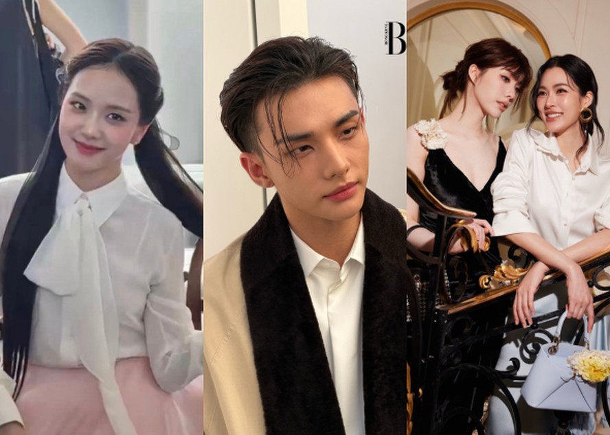 Jisoo, Hyujin, Ling e Orm no desfile da Dior