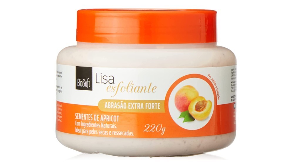 O esfoliante Bio Soft é indicado para peles secas e ressecadas — Foto: Reprodução/Amazon