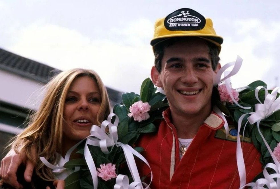 Ayrton Senna foi casado com Lílian de Vasconcellos Souza — Foto: Reprodução