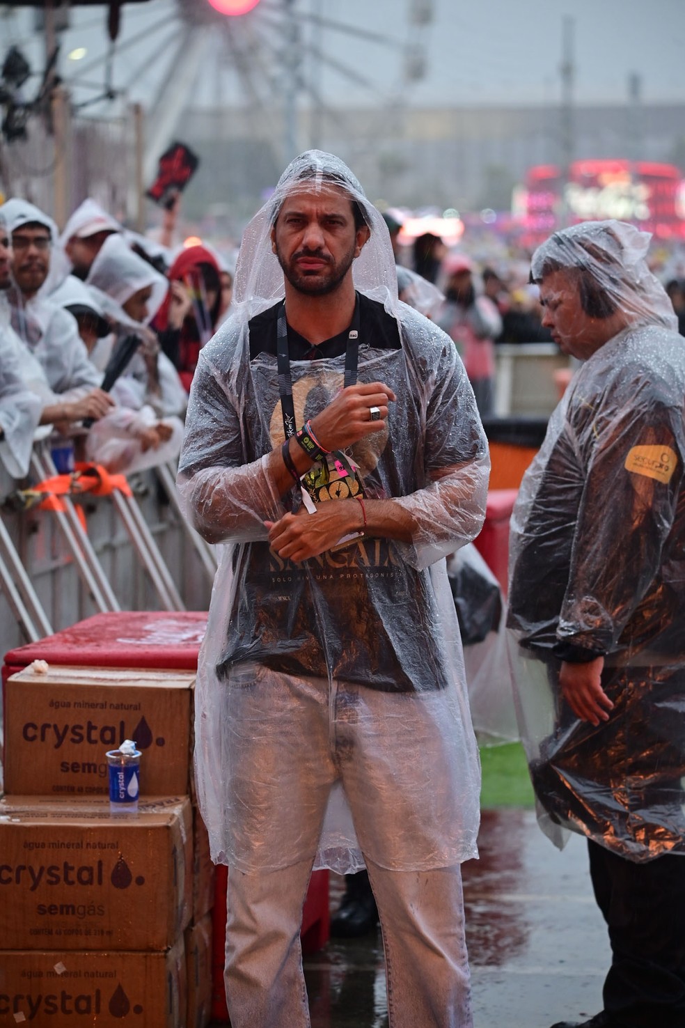 Tiago Maia, namorado de Ivete Sangalo, no Rock in Rio — Foto: Leo Franco/ AgNews