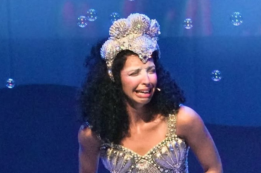 Agnes Brichta interpreta Ariel, a Pequena Sereia, em 'Sonho Encantado de Cordel'