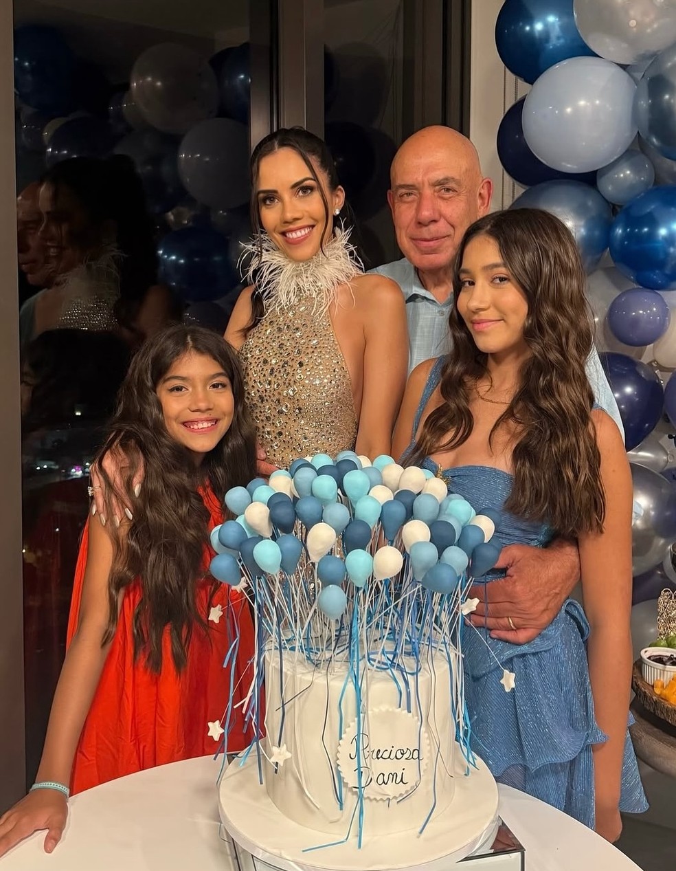 Daniela Albuquerque e Amilcare Dallevo são pais de Alice e Antonella — Foto: Reprodução | Instagram