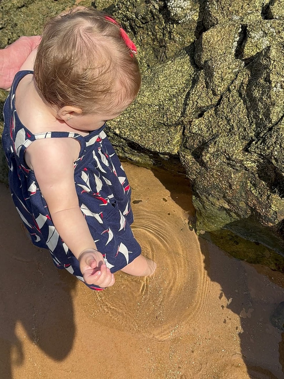 Serena, filha de Jade Magalhães e Luan Santana — Foto: Reprodução/Instagram