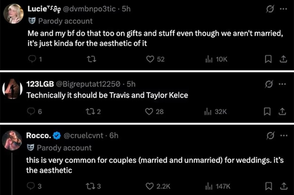 Web especula que Taylor Swift e Travis Kelce se casaram em segredo — Foto: Reprodução/Instagram