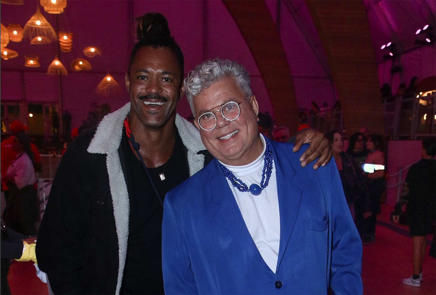 Milton Cunha e o marido, Vitor Moraes, vão juntos ao Rock in Rio 2026