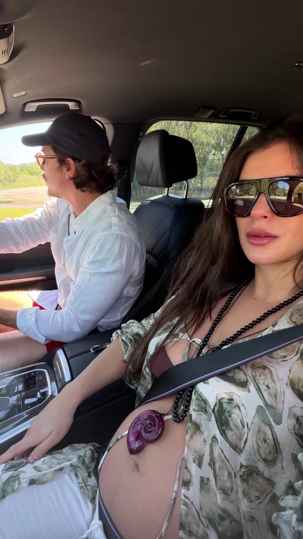 Grávida, Mari Saad mostra barrigão em 'baby moon' com Rômulo Arantes Neto na Itália — Foto: Reprodução/Instagram