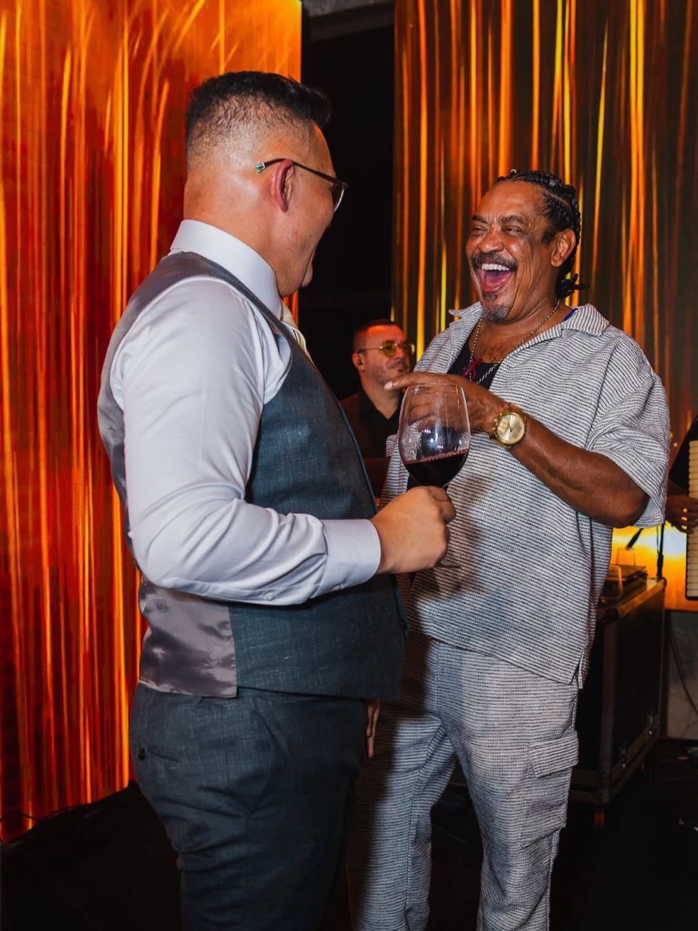 Compadre Washington e Bruno Avelar — Foto: Reprodução/Instagram