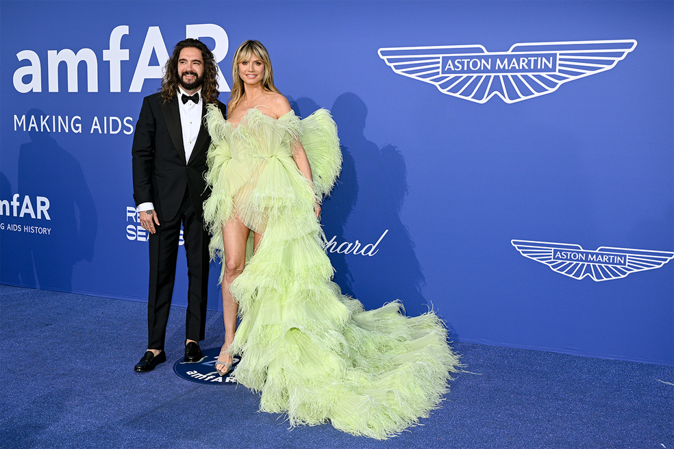 Tom Kaulitz e Heidi Klum — Foto: Getty Images