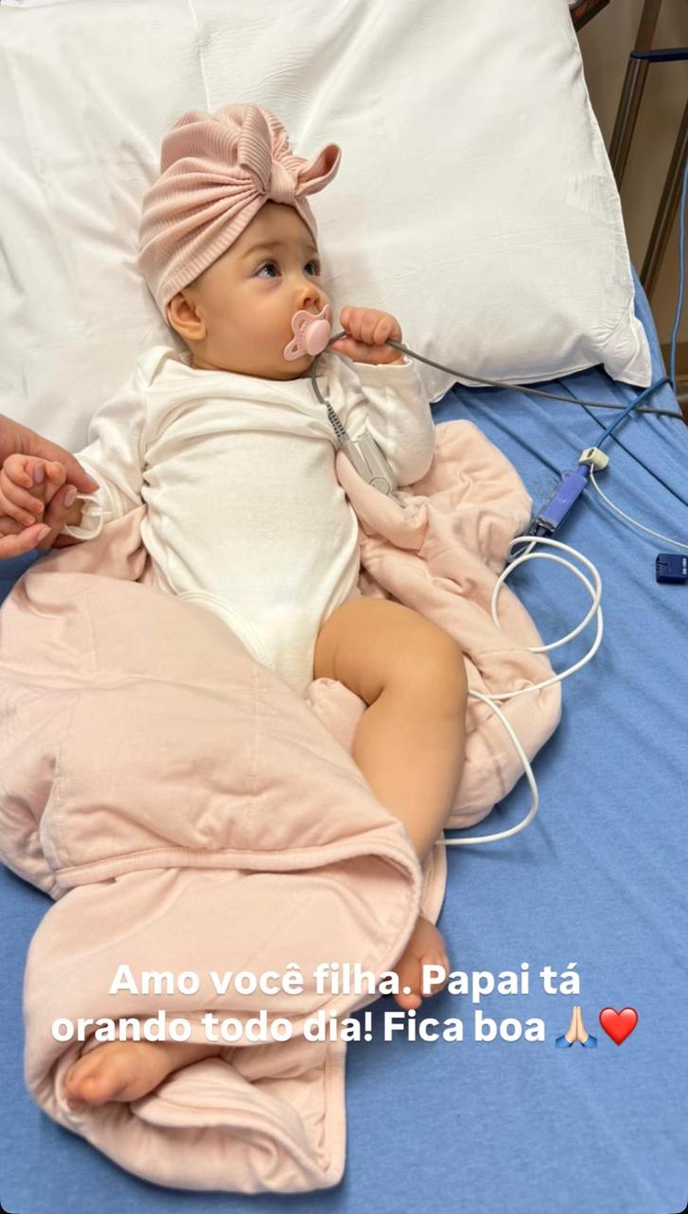 Eloah Cardi Nigro internada nos EUA — Foto: Reprodução/ Instagram