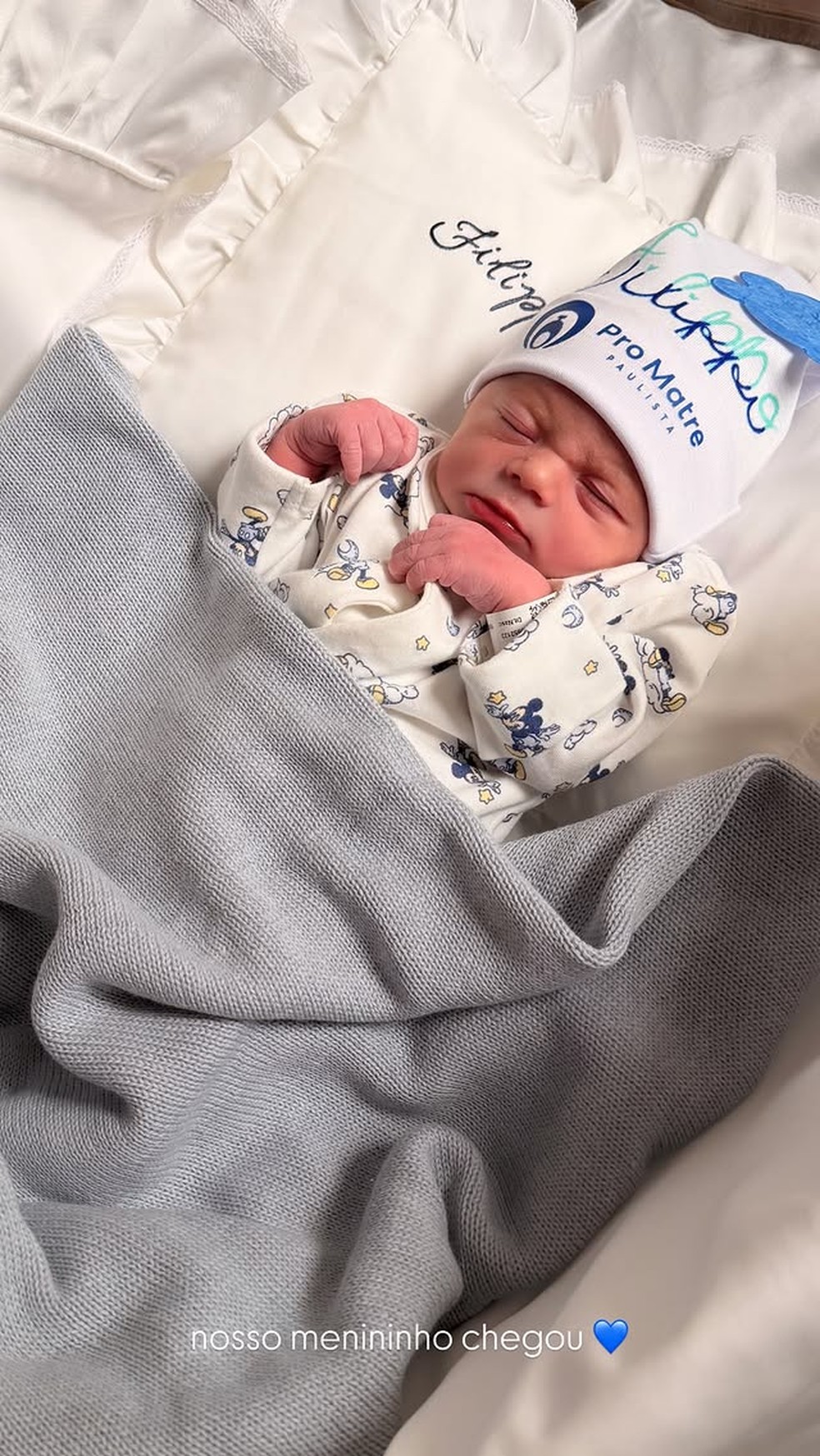 Irmã de Bruna Biancardi dá à luz Filippo, seu primeiro filho — Foto: Reprodução/Instagram