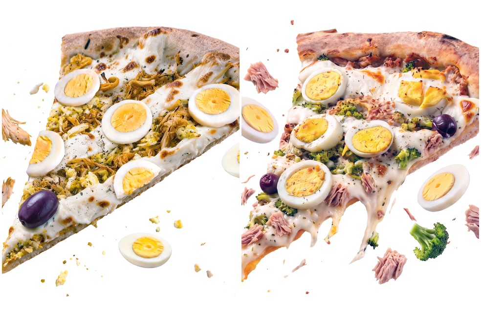 Pizza Prime: Frango Power e Atum Power — Foto: Divulgação