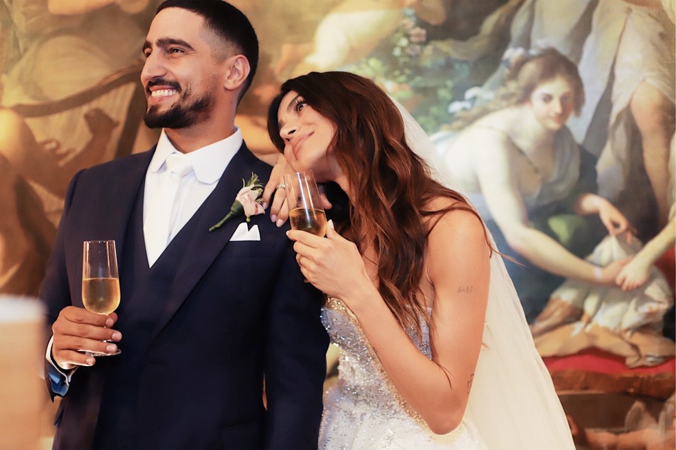 Casamento de Thaila Ayala e Renato Góes — Foto: Reprodução/Instagram