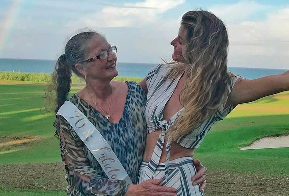 Gisele Bündchen e a mãe, Vânia Nonnenmacher — Foto: Reprodução/Instagram