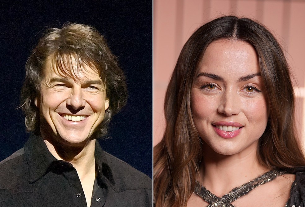 Tom Cruise e Ana de Armas — Foto: Getty Images