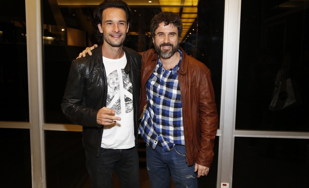Rodrigo Santoro e Eriberto Leão são amigos há mais de 25 anos — Foto: AgNews