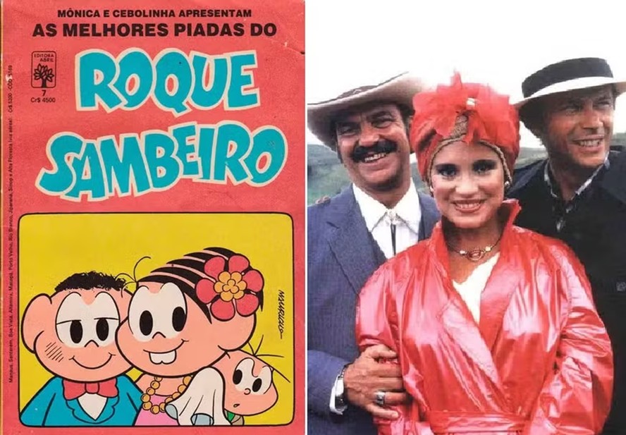 Sucesso da novela 'Roque Santeiro' (Globo, 1985) inspirou gibi de piadas da Turma da Mônica em meados da década de 1980