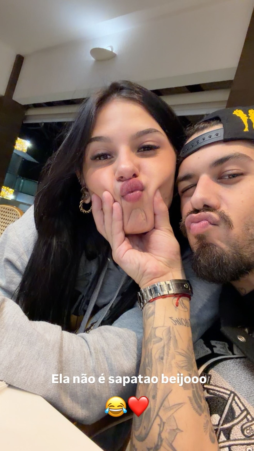 Ana Castela e Zé Felipe — Foto: Reprodução Instagram