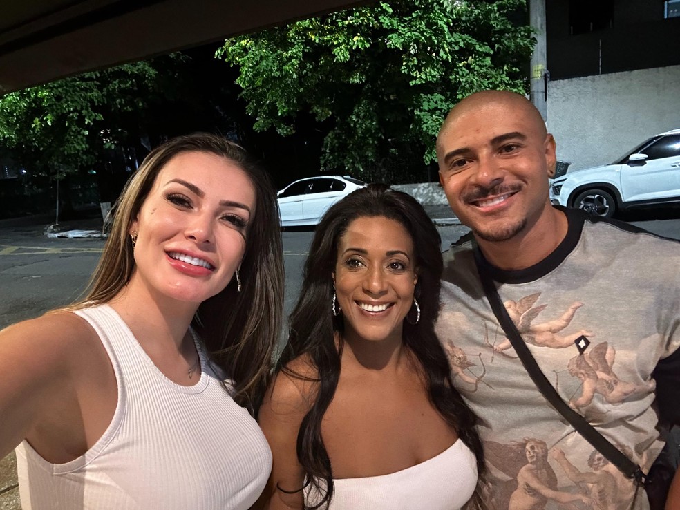Andressa Urach e a ex-sogra, Beatriz — Foto: Divulgação