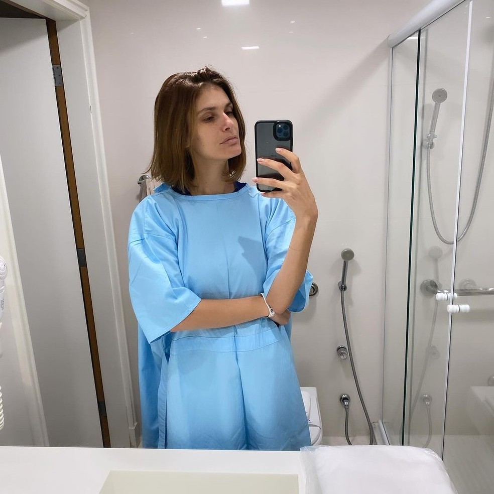 Caroline Francischini foi operada no início de janeiro de 2024 — Foto: Reprodução/Instagram