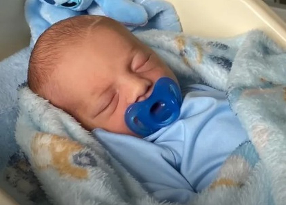 Otto, filho de Ana Luísa Haas, filha mais velha de Gerson Brenner — Foto: Reprodução/Instagram