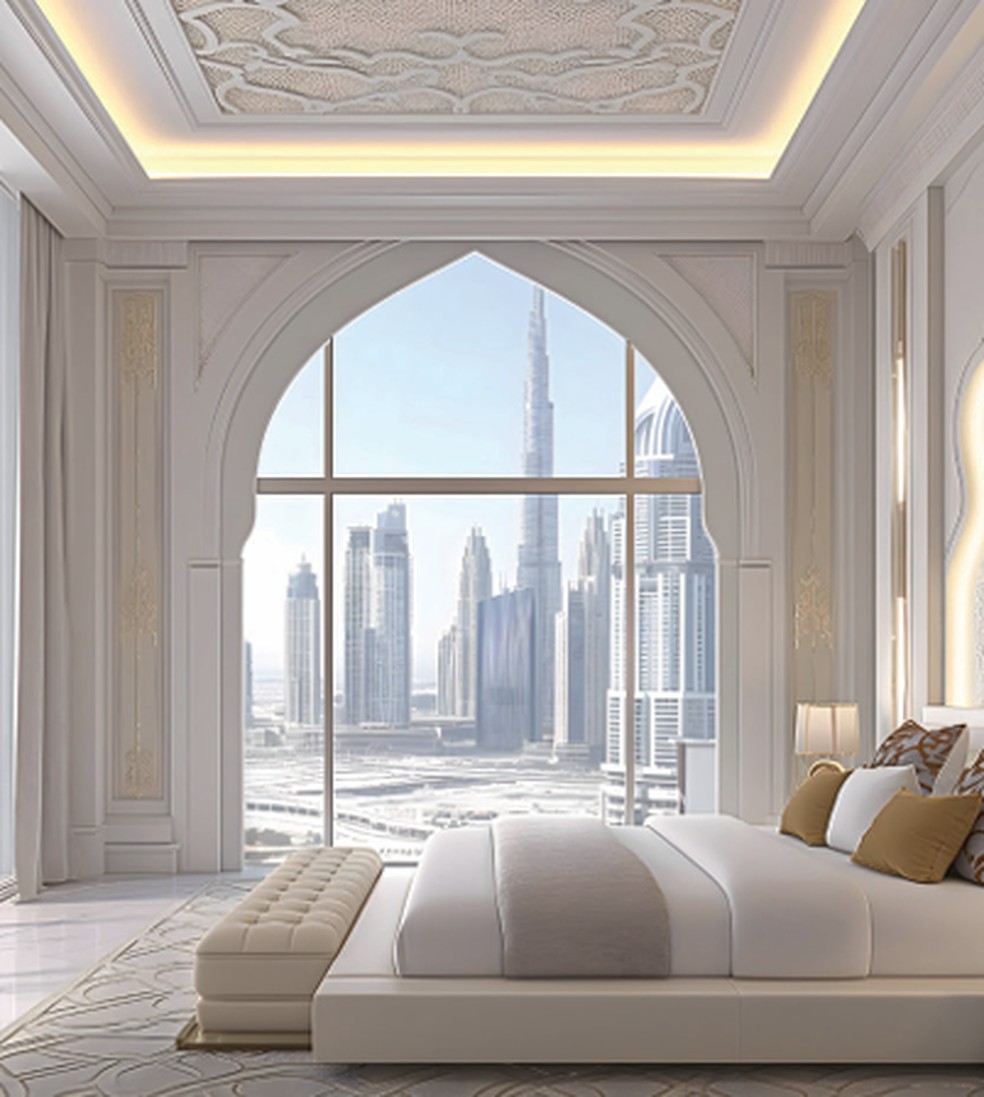 Vini Jr. adquire cobertura ultraluxuosa em Dubai — Foto: Reprodução/Tiger Group