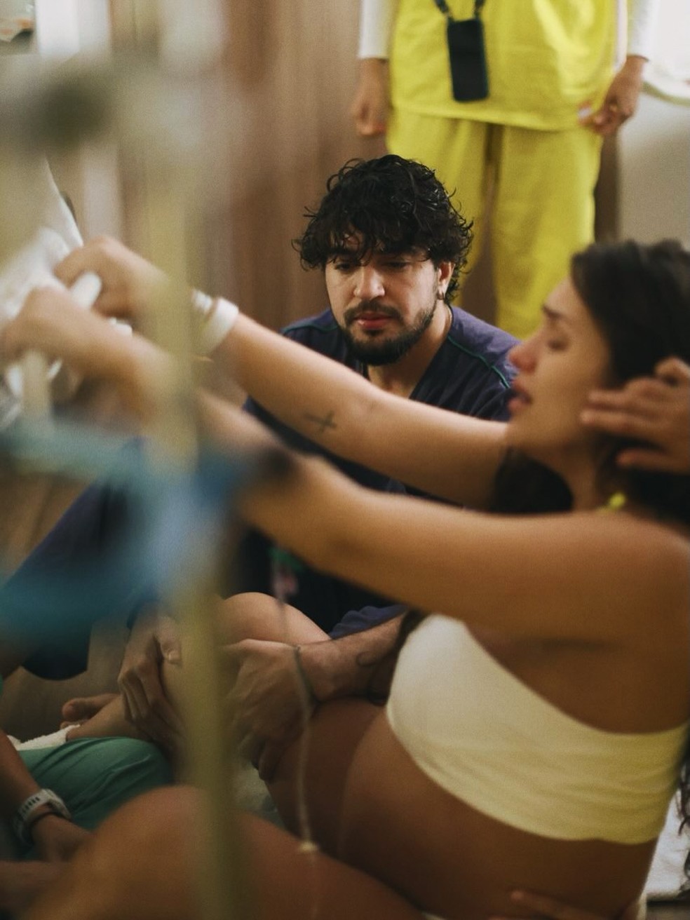 Nasce Zuza, filha de Rafa Kalimann e Nattan — Foto: @hannarocha