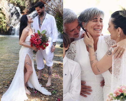 Leandro D'Lucca abre álbum de fotos de cerimônia de casamento com Cleo