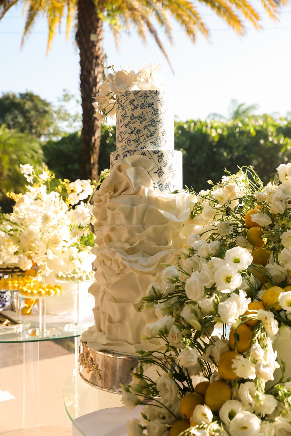 Casamento de Felipe Amorim e Duda Kropf — Foto: Lucas Ramos / Brazil News