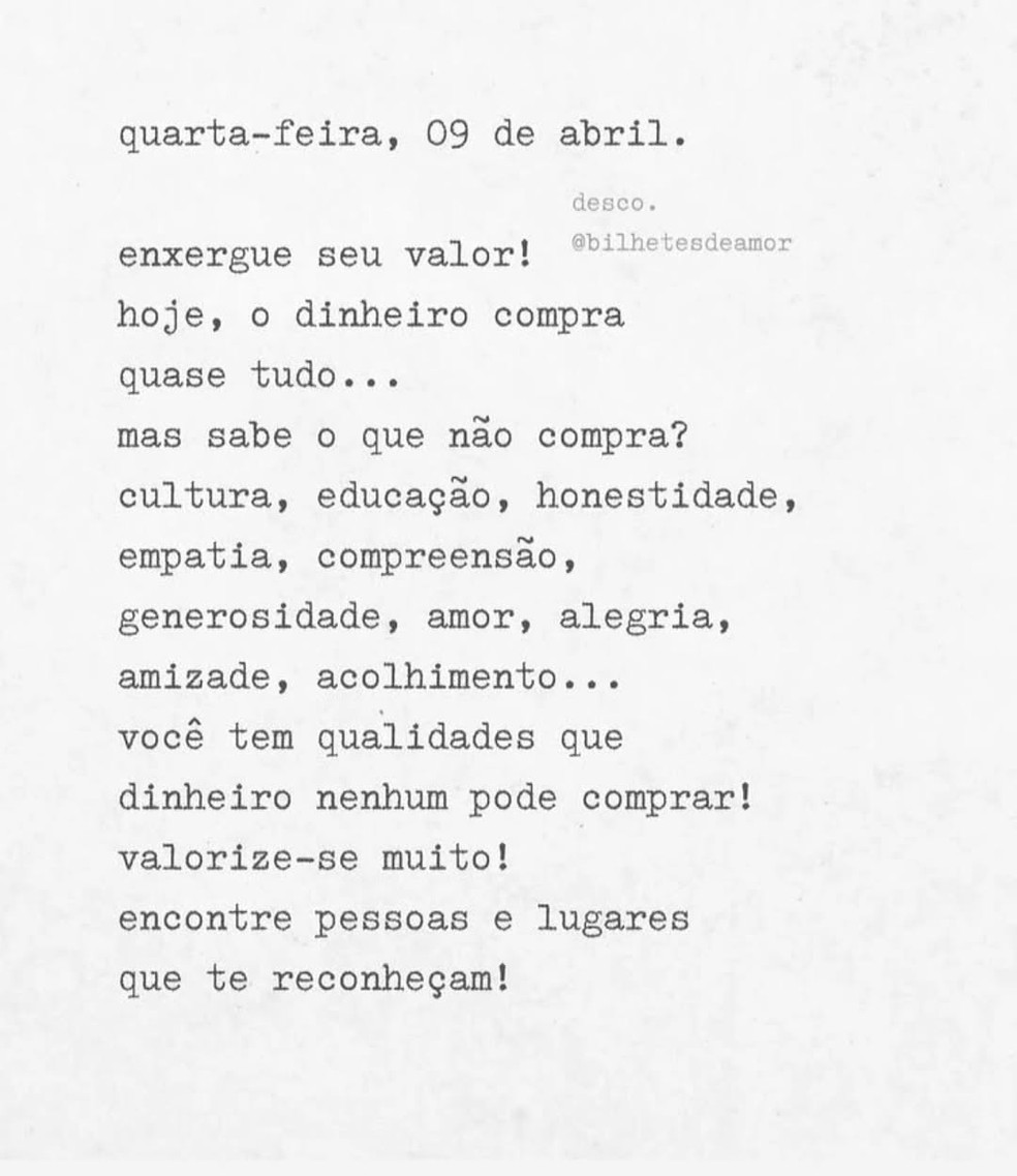 Post de Fabiana Rego é interpretado como indireta ao campeão do 'BBB 24' — Foto: Reprodução/Instagram